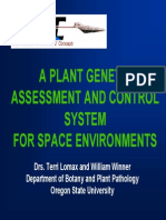 A Plant Genetic Assessment and Control System For Space Environments
