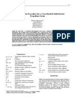 Structural Analysis Procedure For A Case Bonded Solid Rocket Propellant Grain