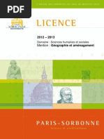 Brochure 2012-2013 Licence Geographie Et Amenagement 2012-08-29