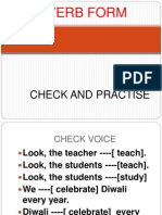 Verb Form: Check and Practise