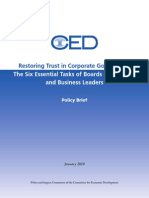 CED Restoring Trust in Corp Gov
