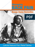 Managing Back Pain With BONUS Home Remedies - Lakota Natural Pain Relief