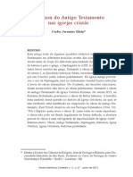 O Cânon do Antigo Testamento nas principais Igrejas cristãs