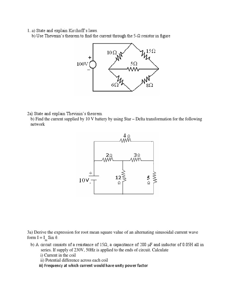 Electrical Engineering Circuit Analysis | PDF | Root Mean Square | Inductor