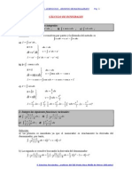 Cálculo de integrales: ejercicios resueltos