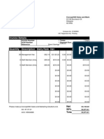 Limited Company Invoice Template VAT Registered