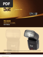 Bolt vs-560S TTL Flash User Manual