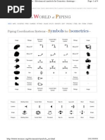 Piping Coordination Systems - Mechanical Symbols For Isometric Drawings ...