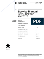 Service Manual Whirlpool Awe 7727