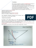 Directional Drilling Survey Calculations