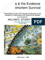 Science and the Evidence for Post Mortem Survival