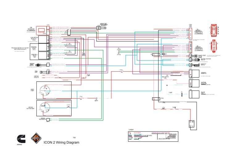 2002 ICON International Wiring Diagram Switch Ignition System