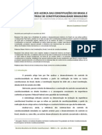 Breve Historico Acerca Das Constituições Brasileiras e o Controle de Constitucionalidade