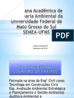 VI Semana Acadêmica de Eng. Amb. UFMS