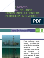 Posible de Haber Continuado La Frontera Petrolera en El Artico