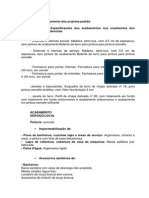 Especificações de acabamentos em projetos residenciais padrão