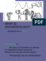 What Is Anthropology?: Keywords Are in