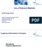 Fracture Mechanics of Polymeric Materials