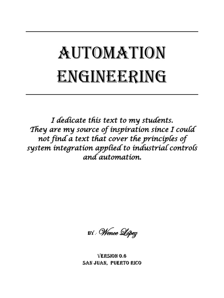 Automation Book V6 | PDF | Computers