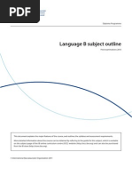 Ib French B Syllabus