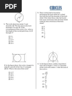 Circle Geometry Problems and Solutions | PDF | Circle | Differential ...