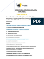 Temario Comisionamiento y Puesta en Marcha 24 Octubre