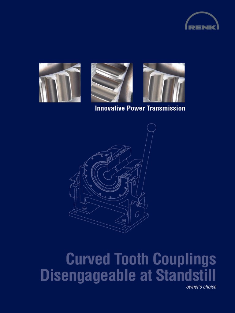 Curved Tooth Couplings Disengageable at Standstill PDF Mill