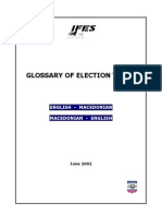 Election Glossary Guide Macedonian English