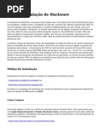 Slackware (No Date) Guia de Instalacao
