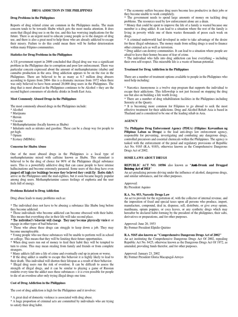 Research paper about drug addiction in the philippines pdf picture