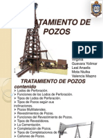 Tratamiento de pozos petroleros: revestimientos, lodos, completación y estimulación