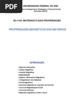 Aula MSP11 Propriedades Magnéticas Materiais