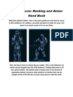 Ghost Recon: Ranking and Armor Hand Book
