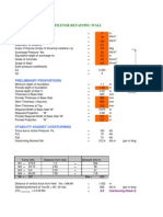 Retaing Wall With Surcharge