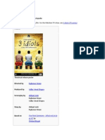Download 3 Idiots by Monikie Mala SN239674933 doc pdf