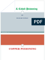 Copper & Cobalt Poisoning: BY Muqtar Pathan