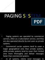 Paging System