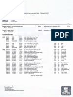 Diploma in Music Jazz Transcript