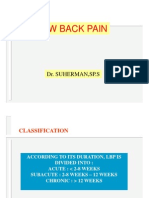 Low Back Pain: Dr. Suherman, SP.S
