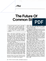 The Future of Common Stocks Benjamin Graham