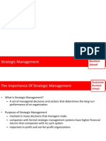 Strategic Management Process and Types of Organizational Strategies