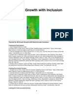 Tutorial For 2D Crack Growth With Hard Circular Inclusion