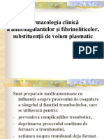 Anticoagulante Fibrinolitice Anul V 2013