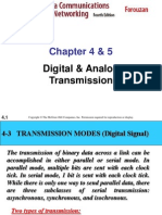 Chapter 4 & 5: Digital & Analog Transmission