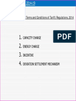 Tariff Structure: 2014-19: Salient Features of CERC (Terms and Conditions of Tariff) Regulations, 2014