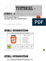 Html5 Turtorial