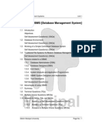 Unit 1 DBMS (Database Management System) : Structure