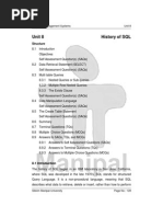 Unit 8 History of SQL: Structure