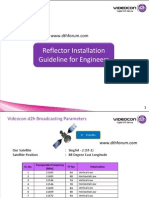 Videocon d2h Setup and Reflector Installation Guidelines