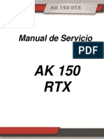 Manual de Servicio - AKT RTX 150